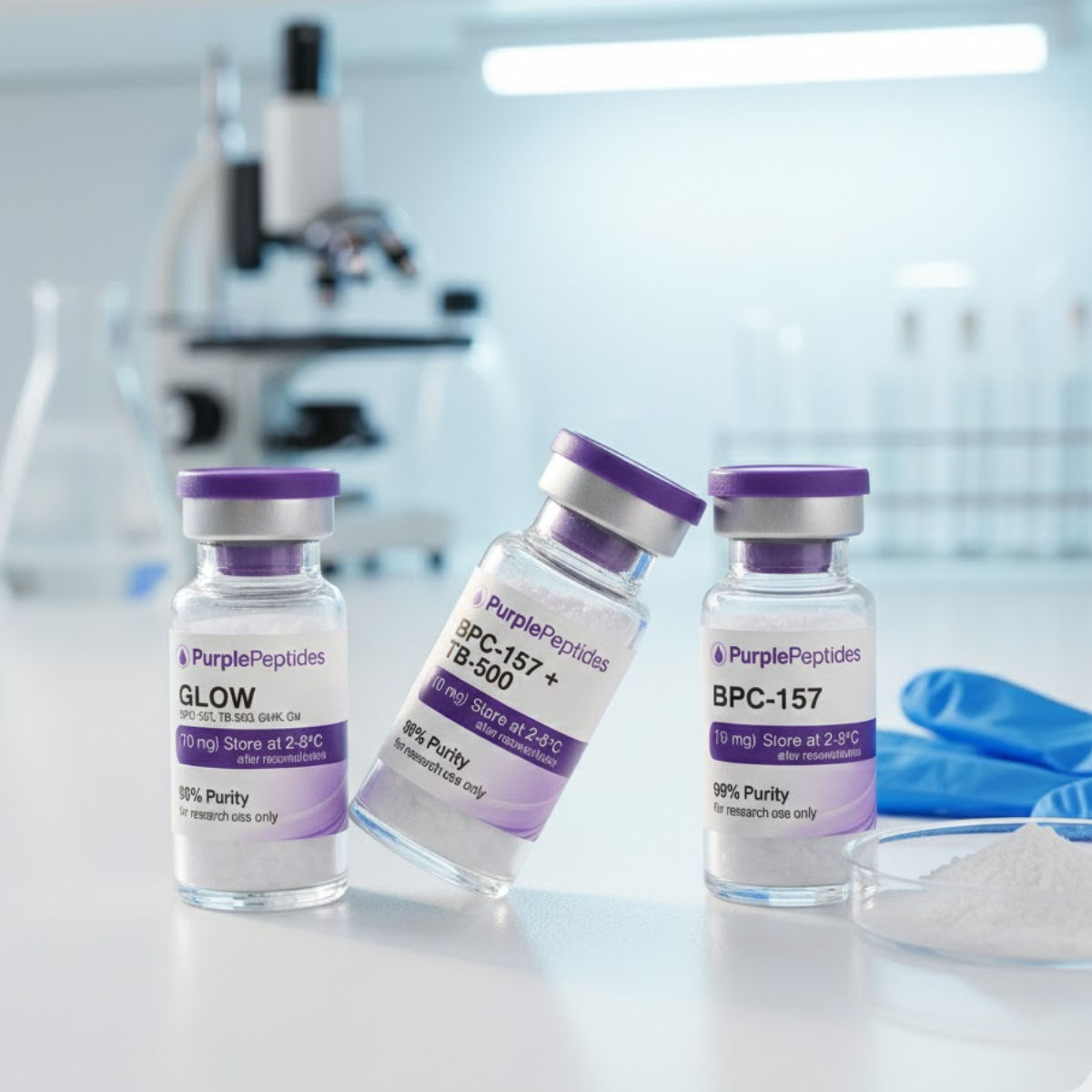 Purple Peptides research compounds