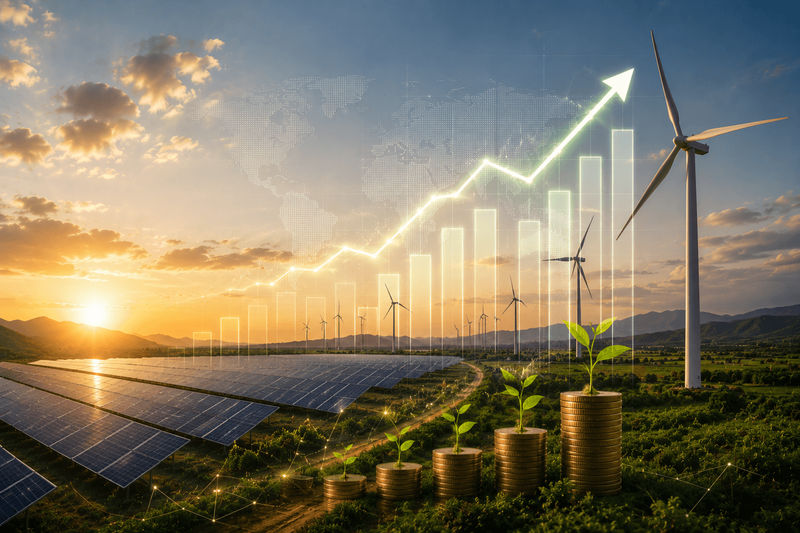 The Economics of Utility-Scale Renewable Energy: How Solar & Wind Projects Create Long-Term Value