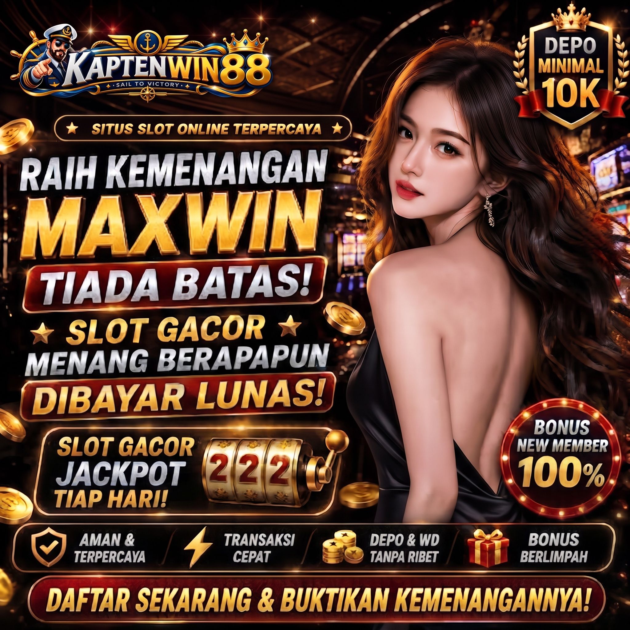 KAPTENWIN88 | Portal Akses Premium Slot Gacor & Slot777 Via Link VVIP