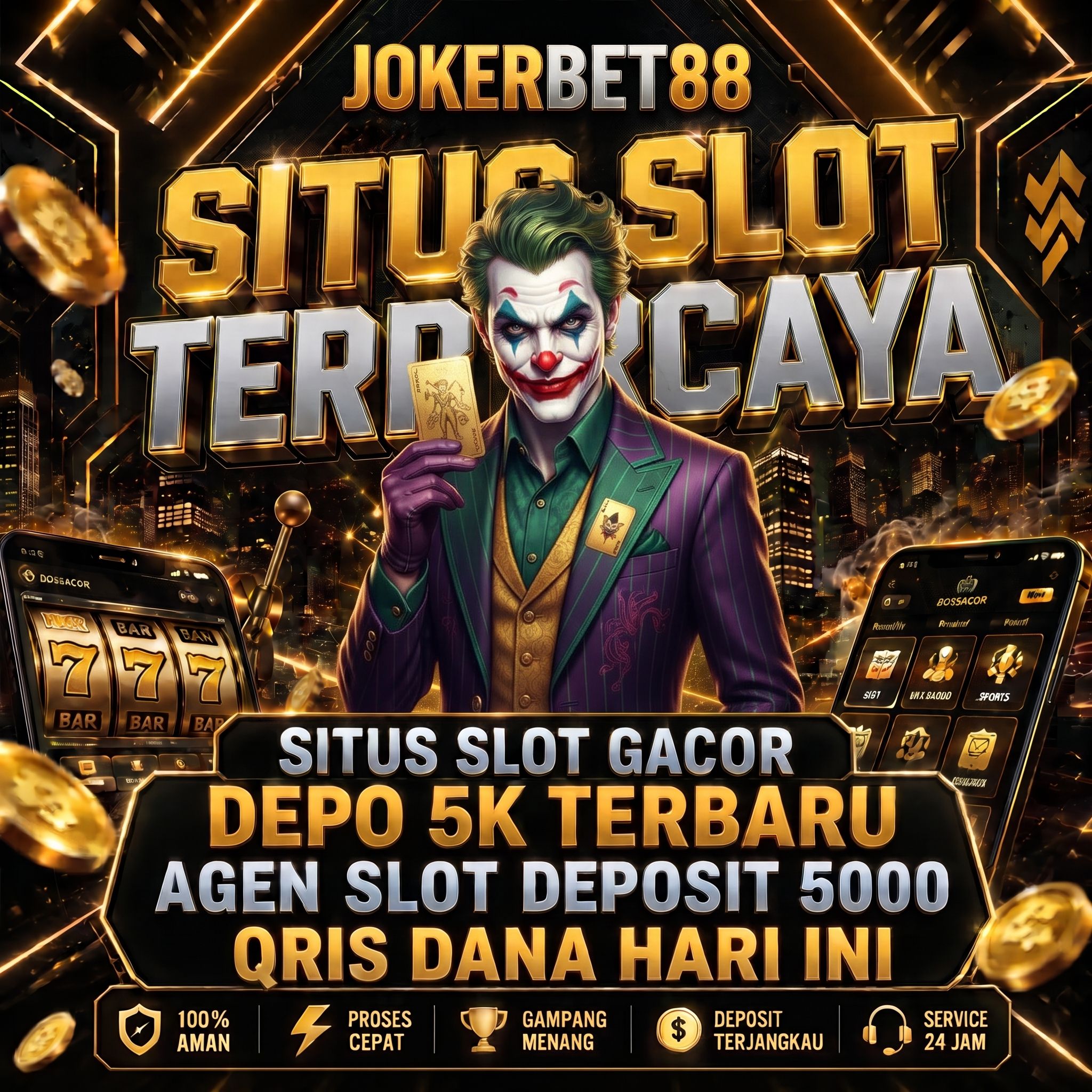 JOKERBET88: Platform Hiburan Slot Gacor Anti Rungkad WD Cepat Super Kilat
