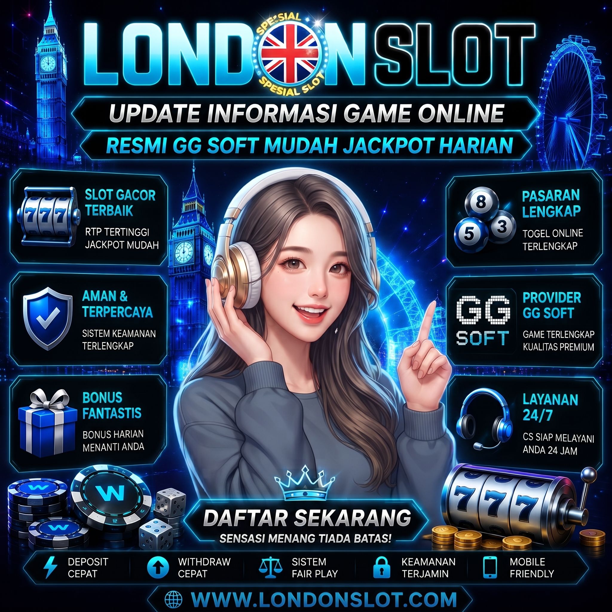 LONDONSLOT :Pusat Permainan Slot VVIP Penghasil Dana & Terpercaya 2026