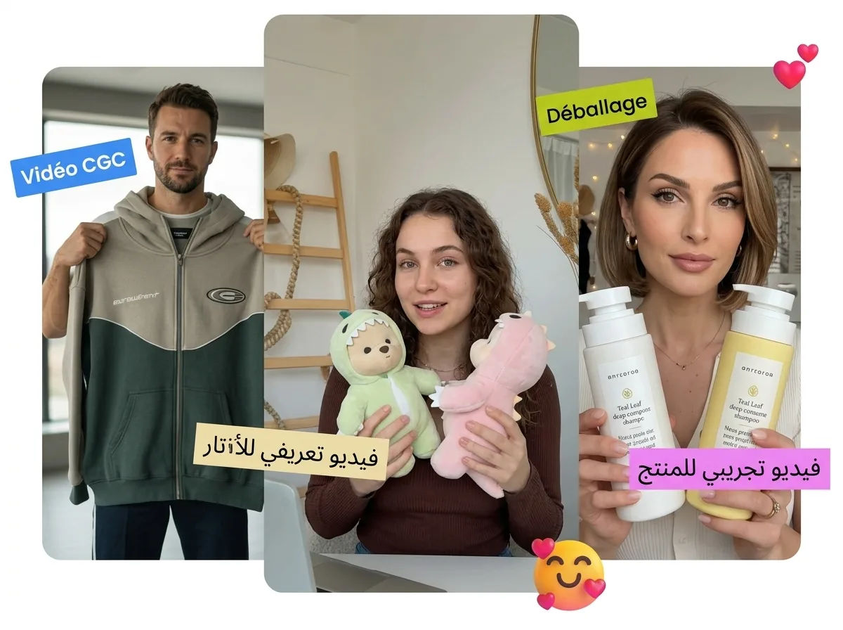 Avatar vidéo IA pour commercial