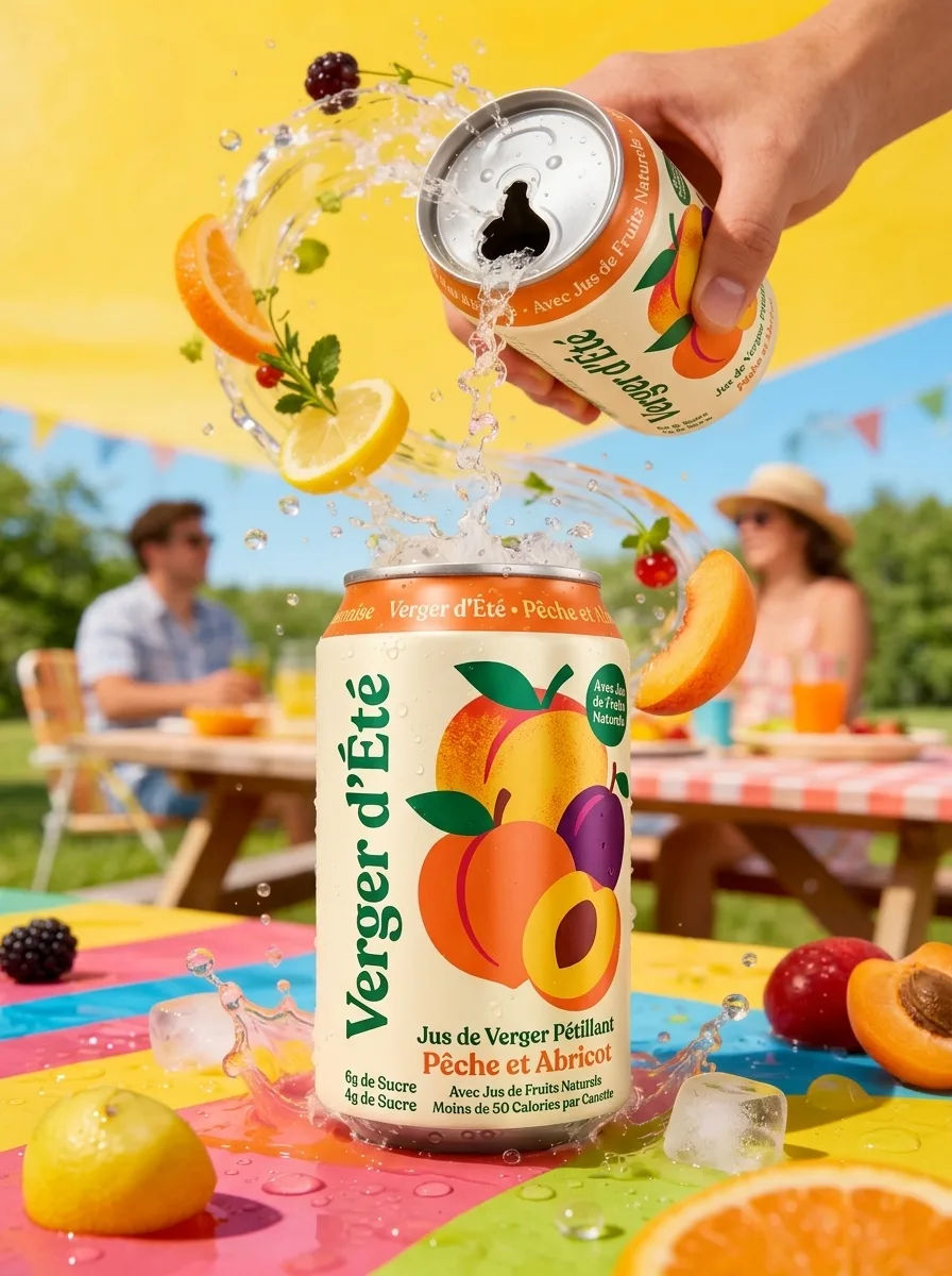 Publicité produit créée par IA