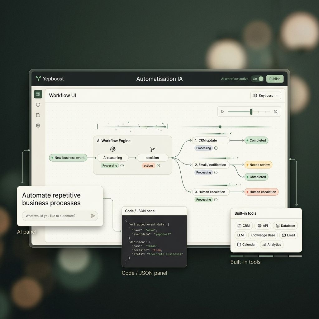 Agents IA et automatisation des processus métier