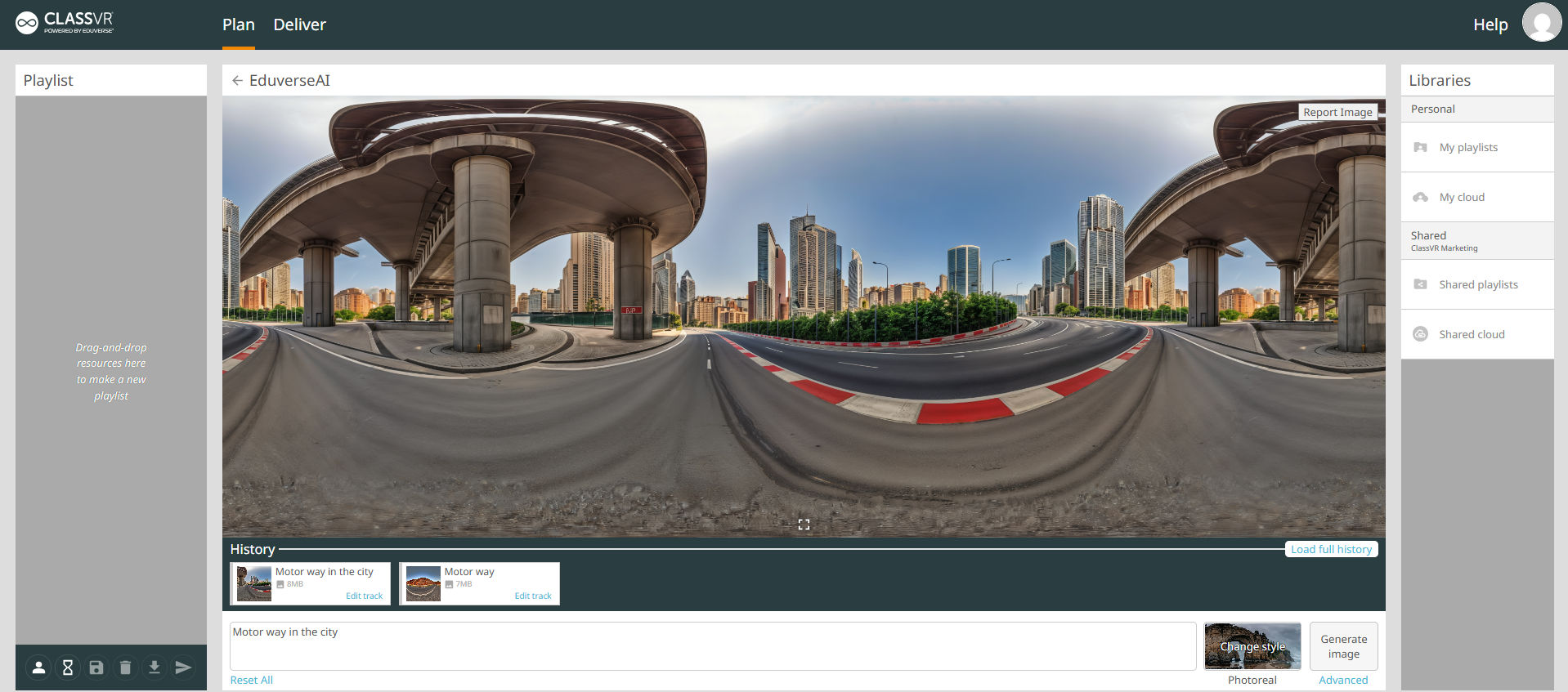 Generate Images for ClassVR tool