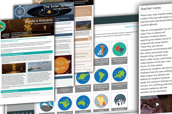 Personalised Learning and Teaching Resources ClassVR