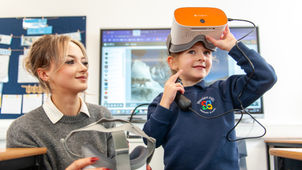 ClassVR being used in primary Schools