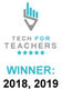Tech for teachers winner.