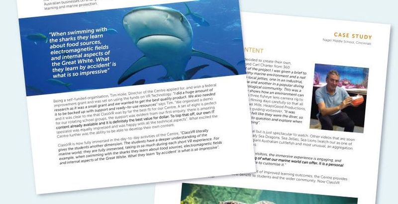 Virtual Reality Case Study: Marine Discovery Centre