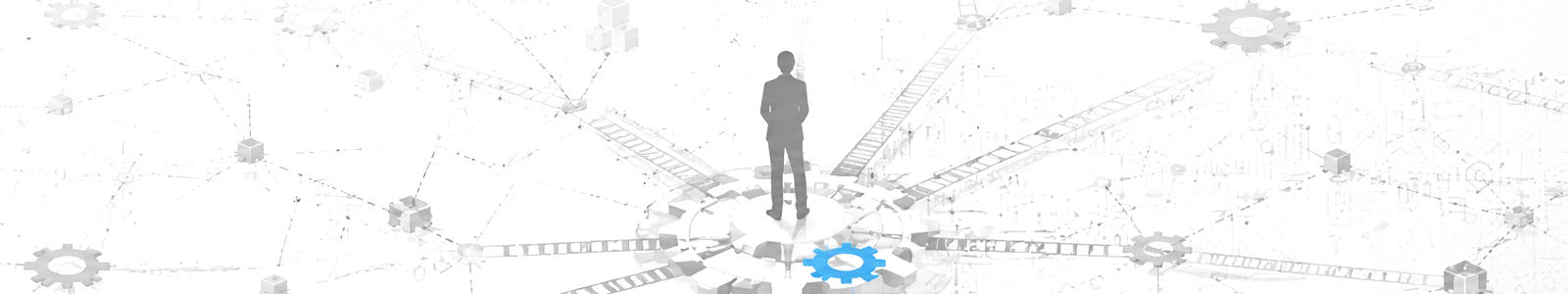 Abstract image illustrating a founder and artificial general intelligence