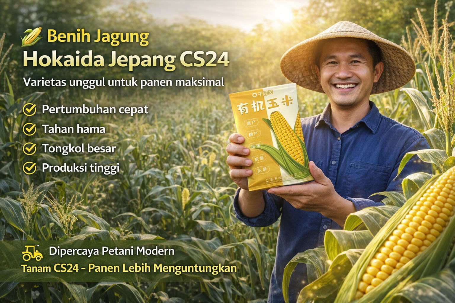 Benih Jagung Hokaida Jepang CS24