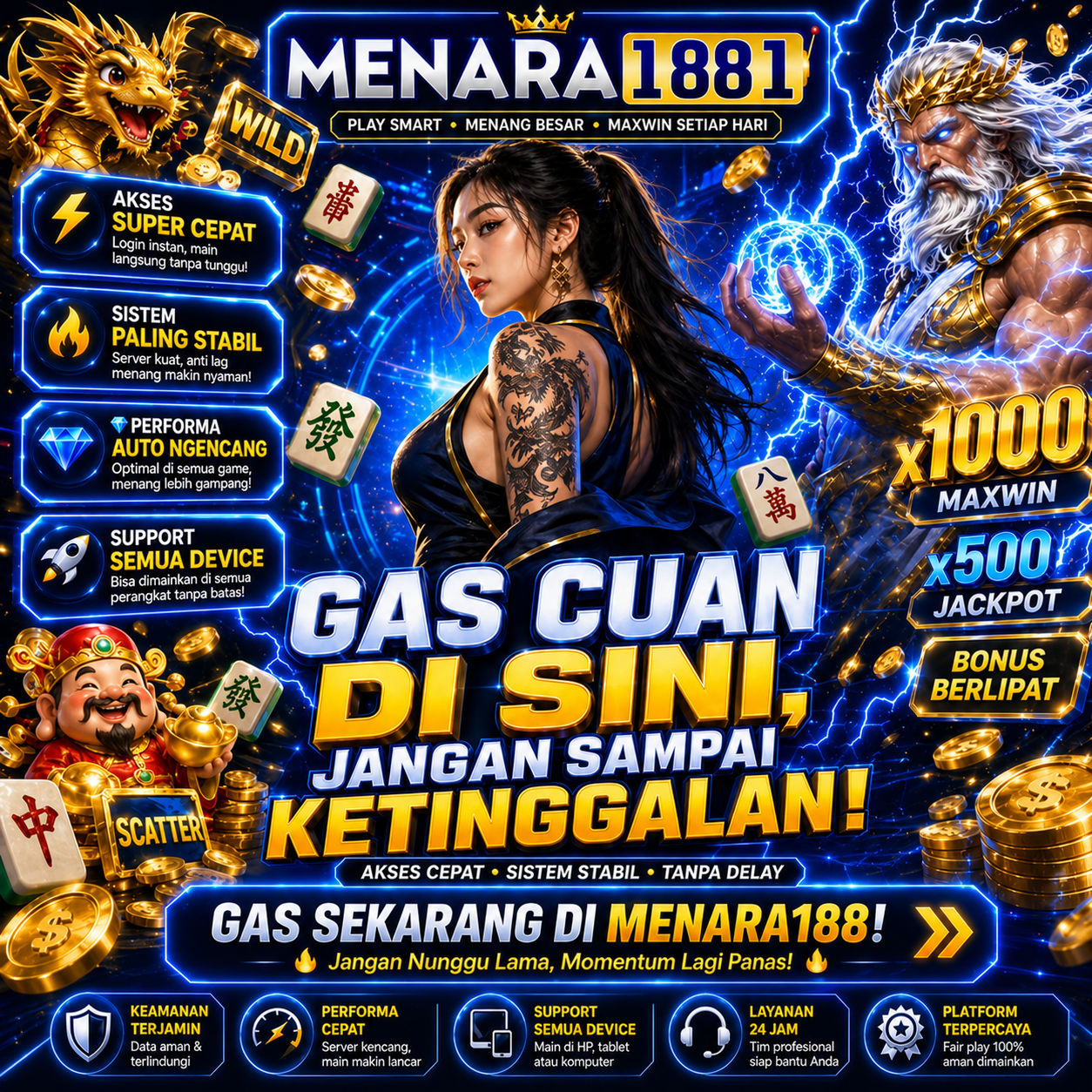 Galeri foto MENARA188 #1Detik Website Maxwin | Slot Gacor Deposit 10K QRIS Online di Jakarta