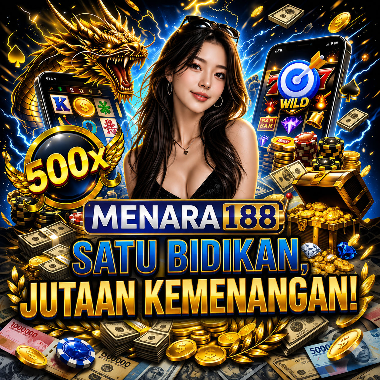 Banner landscape SITUS RESMI dengan atmosfer LOGIN premium
