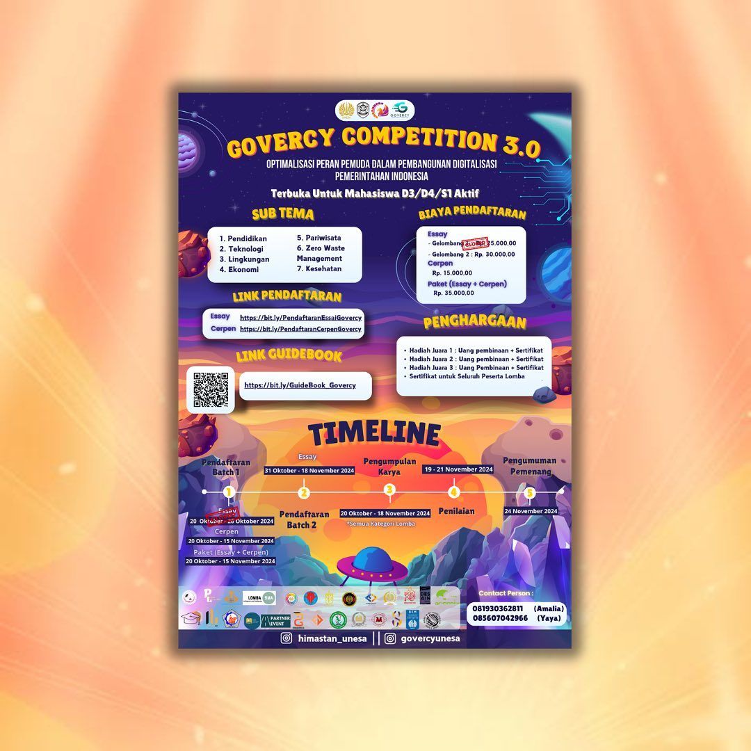 Govercy 3.0 - Lomba Essay Mahasiswa Nasional