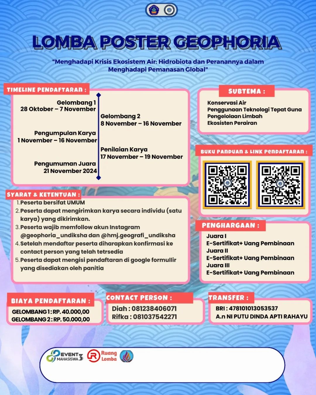 Lomba Poster Nasional GEOPHORIA 2024