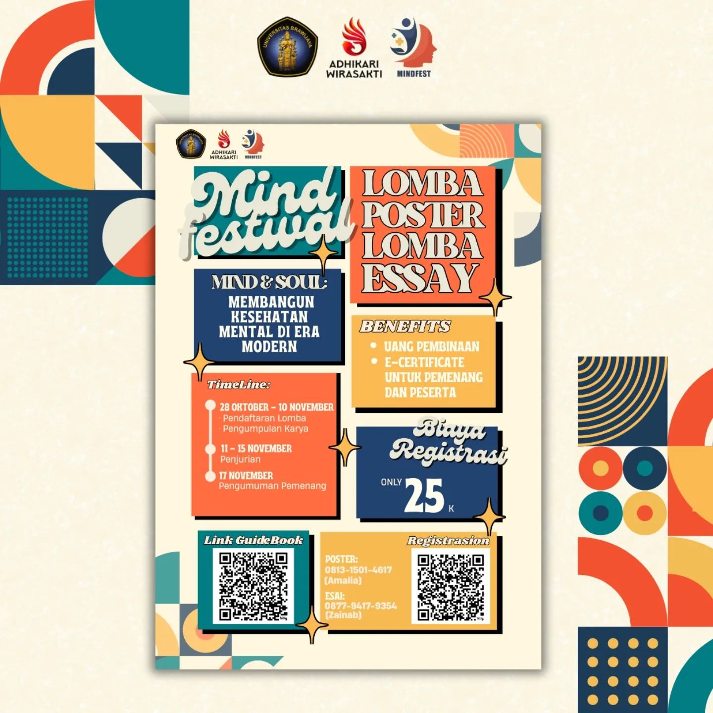 MINDFEST 2024 - Lomba Poster & Lomba Essay Umum Nasional