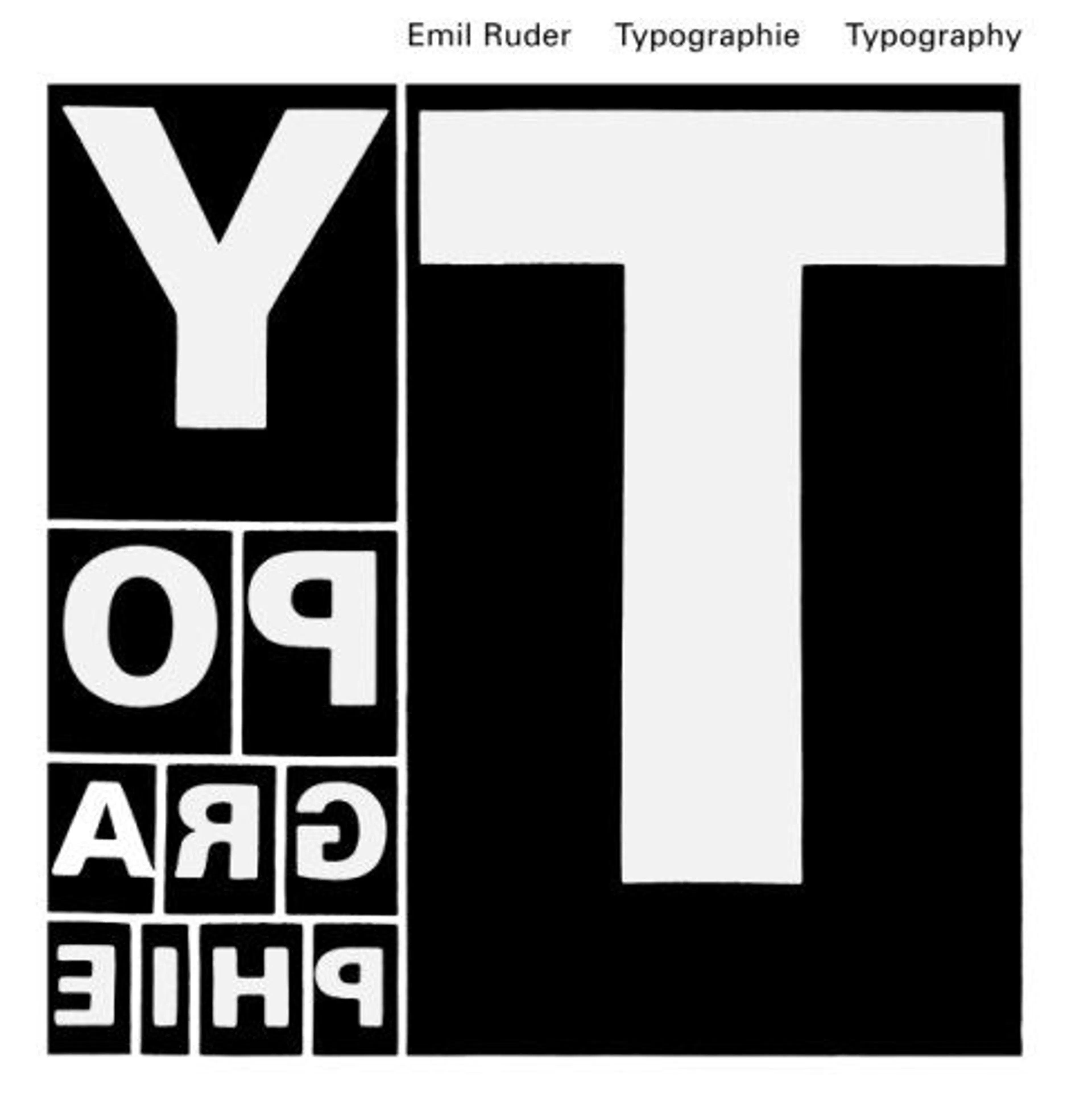 cover of Typographie