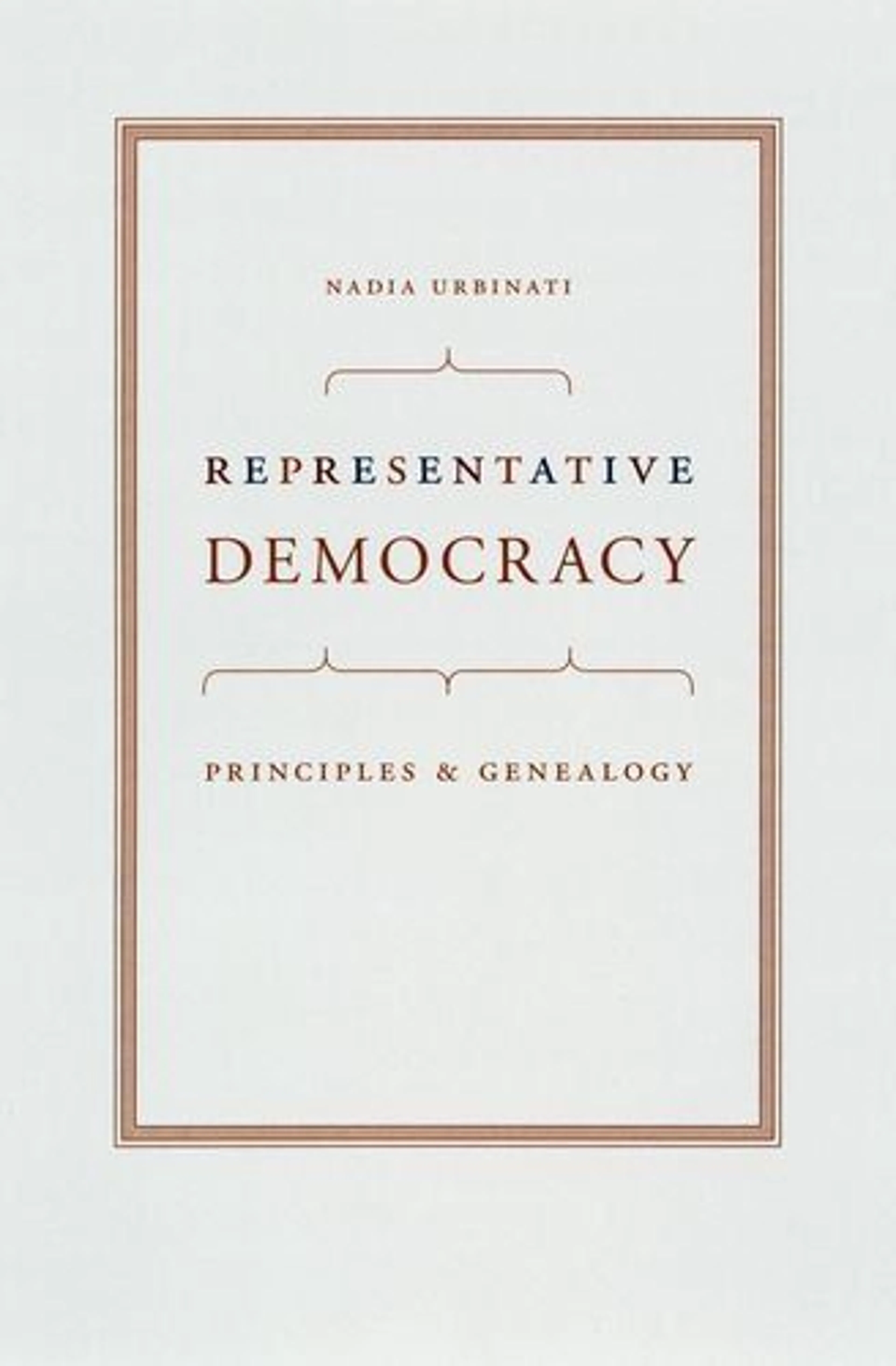 cover of Representative Democracy