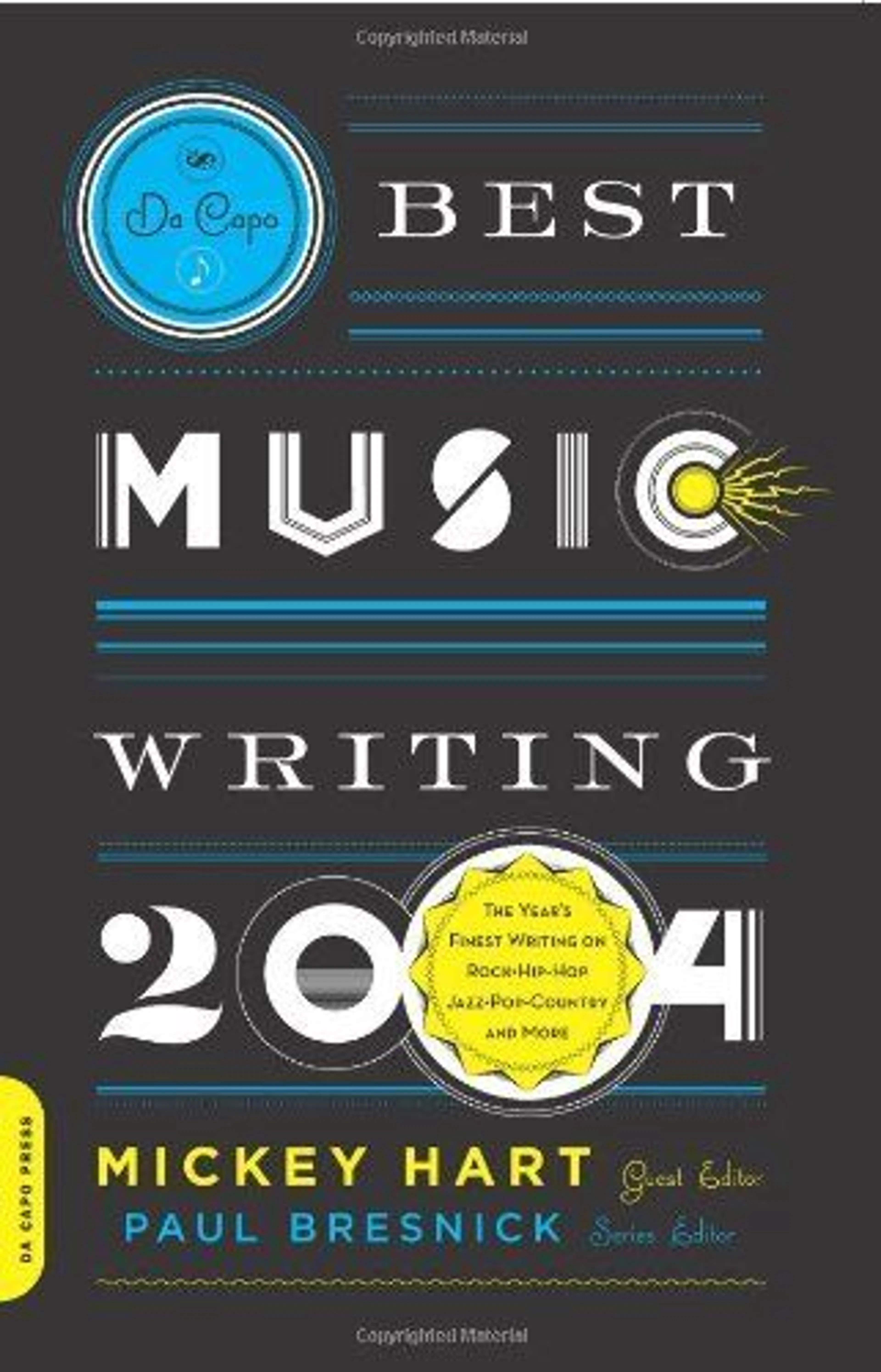 cover of Da Capo Best Music Writing 2004