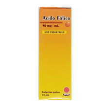 ACIDO FOLICO 10mg/ 15ml