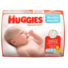 Pañales Natural Care Para Recién Nacido 52 Unidades Huggies : Precio Costa  Rica