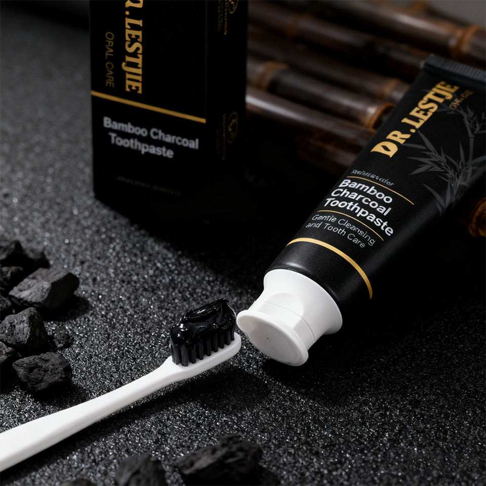In-stock Charcoal Toothpaste with Deep Cleaning & Fluoride Free for Fresh Breath & Yellowing Teeth Whitening Home Use Sensitive