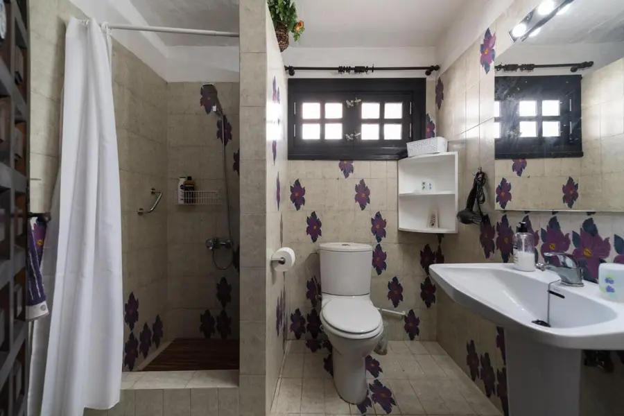 Luxury bedroom interior in private room at Padel Camp Gran Canaria