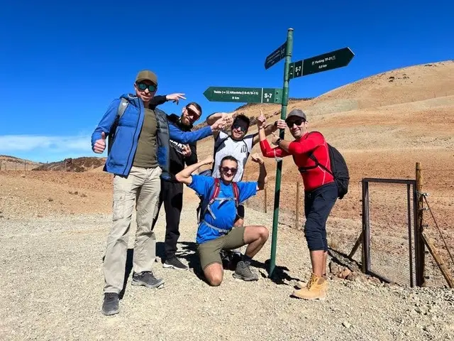 Desert hiking in Maspalomas