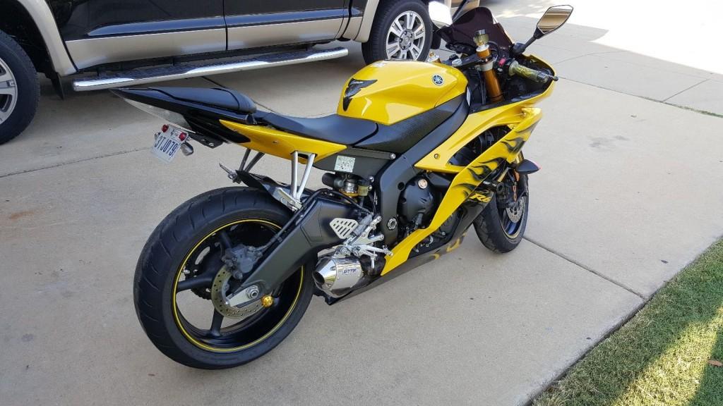 2008 Yamaha YZF R6 Special Edition Yellow Frame