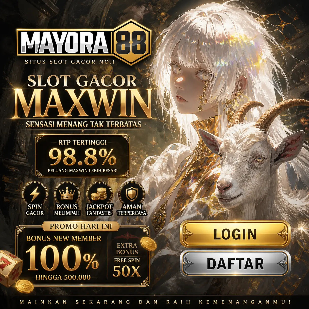 MAYORA88 : Situs Dengan Fitur Terlengkap Hari Ini Bonus Gede