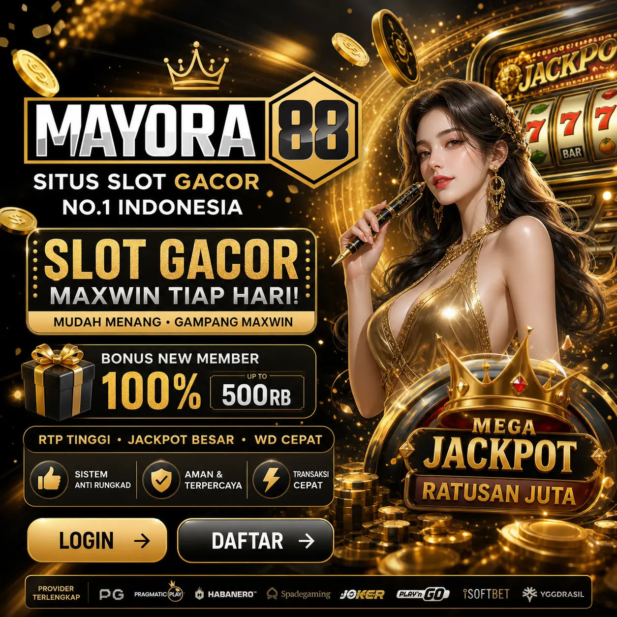 MAYORA88 ⚡ Kemenangan Besar Menanti Hadiah Ratusan Juta Rupiah