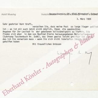 Muschg, Adolf, Schriftsteller (geb. 1934). Muschg, Adolf, Schriftsteller (geb. 1934).