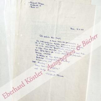 Plessen, Elisabeth (von), Schriftstellerin (geb. 1944). Plessen, Elisabeth (von), Schriftstellerin (geb. 1944).