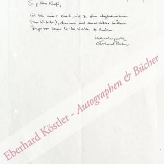 Roth, Gerhard, Schriftsteller (geb. 1942). Roth, Gerhard, Schriftsteller (geb. 1942).