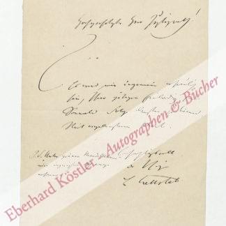 Rellstab, Ludwig, Schriftsteller und Musiker (1799-1860).