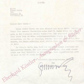 Rowohlt, Ernst, Verleger (1887-1969).