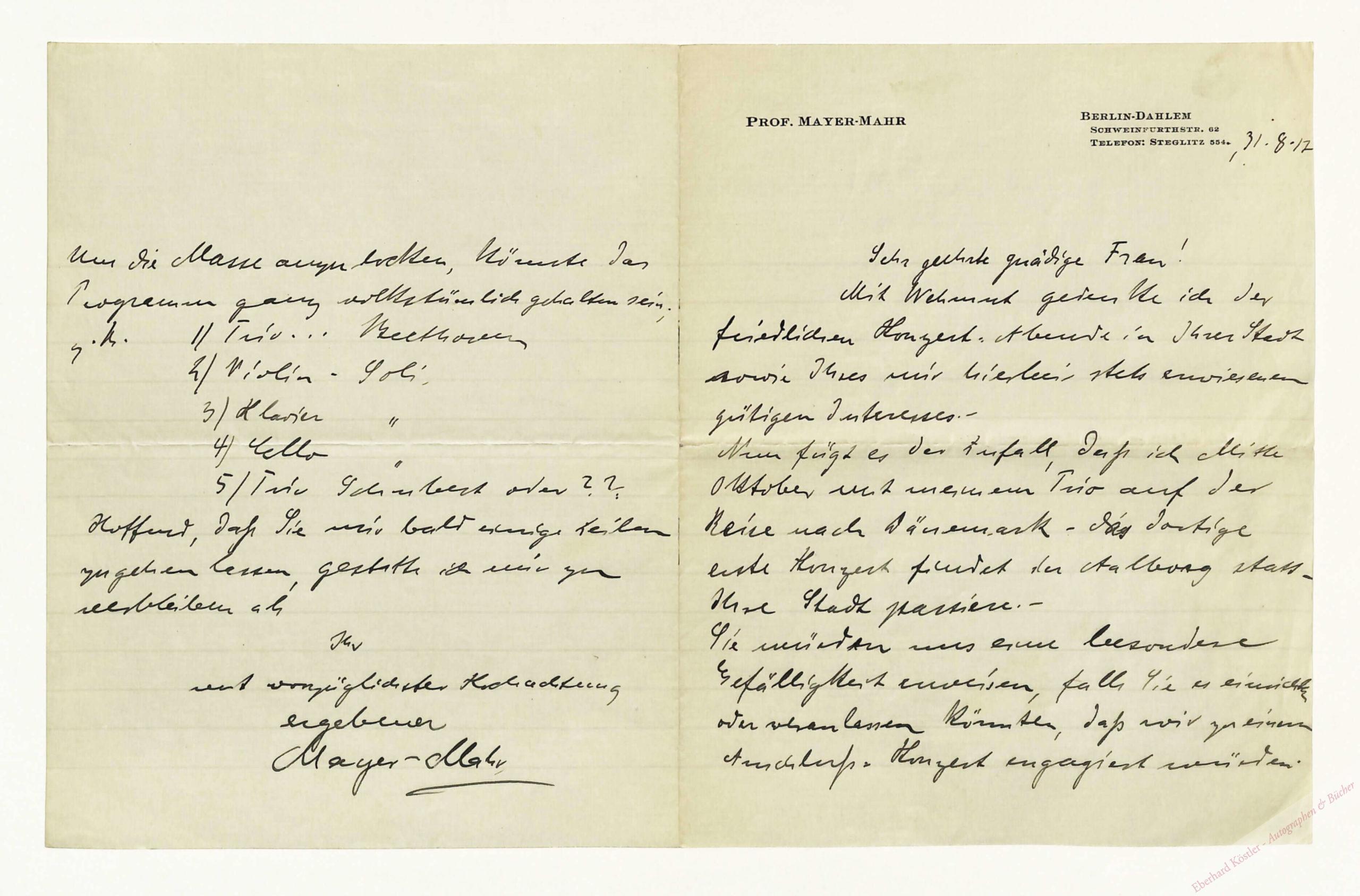 Mayer-Mahr Mayer-Mahr