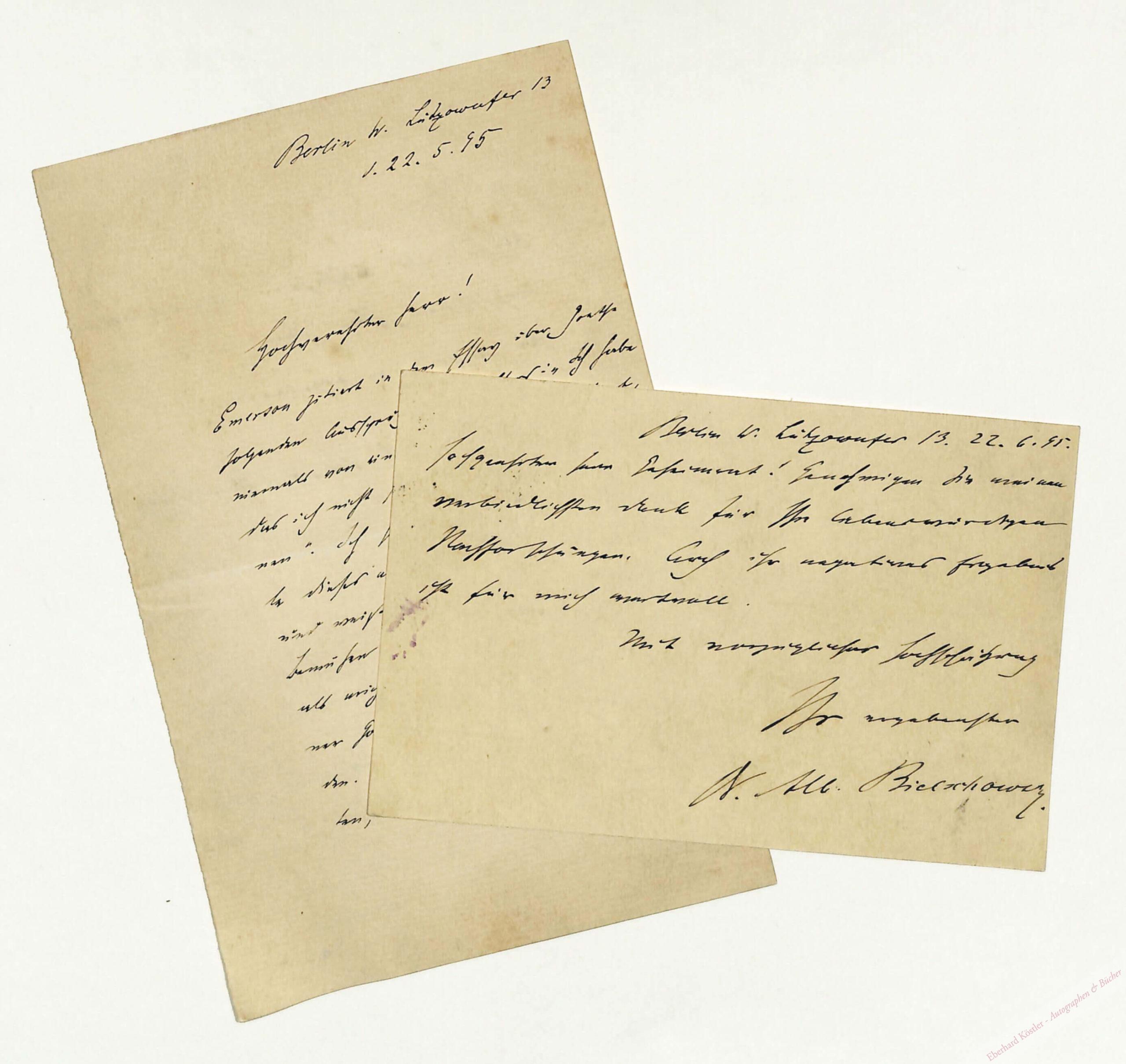 Goetheforscher - Bielschowsky Goetheforscher - Bielschowsky