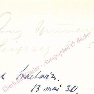 Schumann, Georg, Komponist (1866-1952).