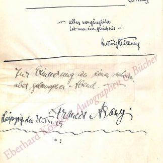 Wüllner, Ludwig, Opernsänger (1858-1938).