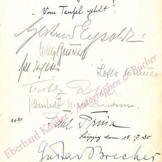 Brecher, Gustav, Komponist, Dirigent, Kritiker (1879-1940). Brecher, Gustav, Komponist, Dirigent, Kritiker (1879-1940).