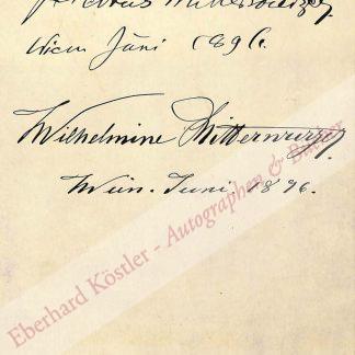Mitterwurzer, Friedrich, Schauspieler (1844-1897). Mitterwurzer, Friedrich, Schauspieler (1844-1897).