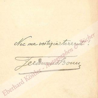 Bonn, Ferdinand, Schauspieler, Bühnenautor (1861-1933).