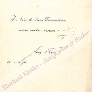 Niese, Hansi, Schauspielerin (1875-1934). Niese, Hansi, Schauspielerin (1875-1934).