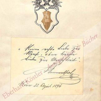 Sonnenthal, Adolf von, Schauspieler (1834-1909). Sonnenthal, Adolf von, Schauspieler (1834-1909).