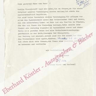 Biron von Curland, ErnstJohann, Prinz (geb. 1940).