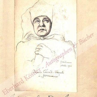 Conrad-Ramlo, Maria, Schauspielerin und Schriftstellerin (1850-1921).