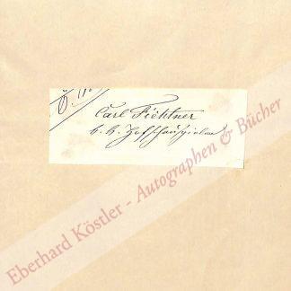 Fichtner, Karl, Schauspieler (1805-1873).