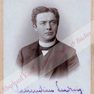 Ludwig, Maximilian, Schauspieler (1847-1906). Ludwig, Maximilian, Schauspieler (1847-1906).
