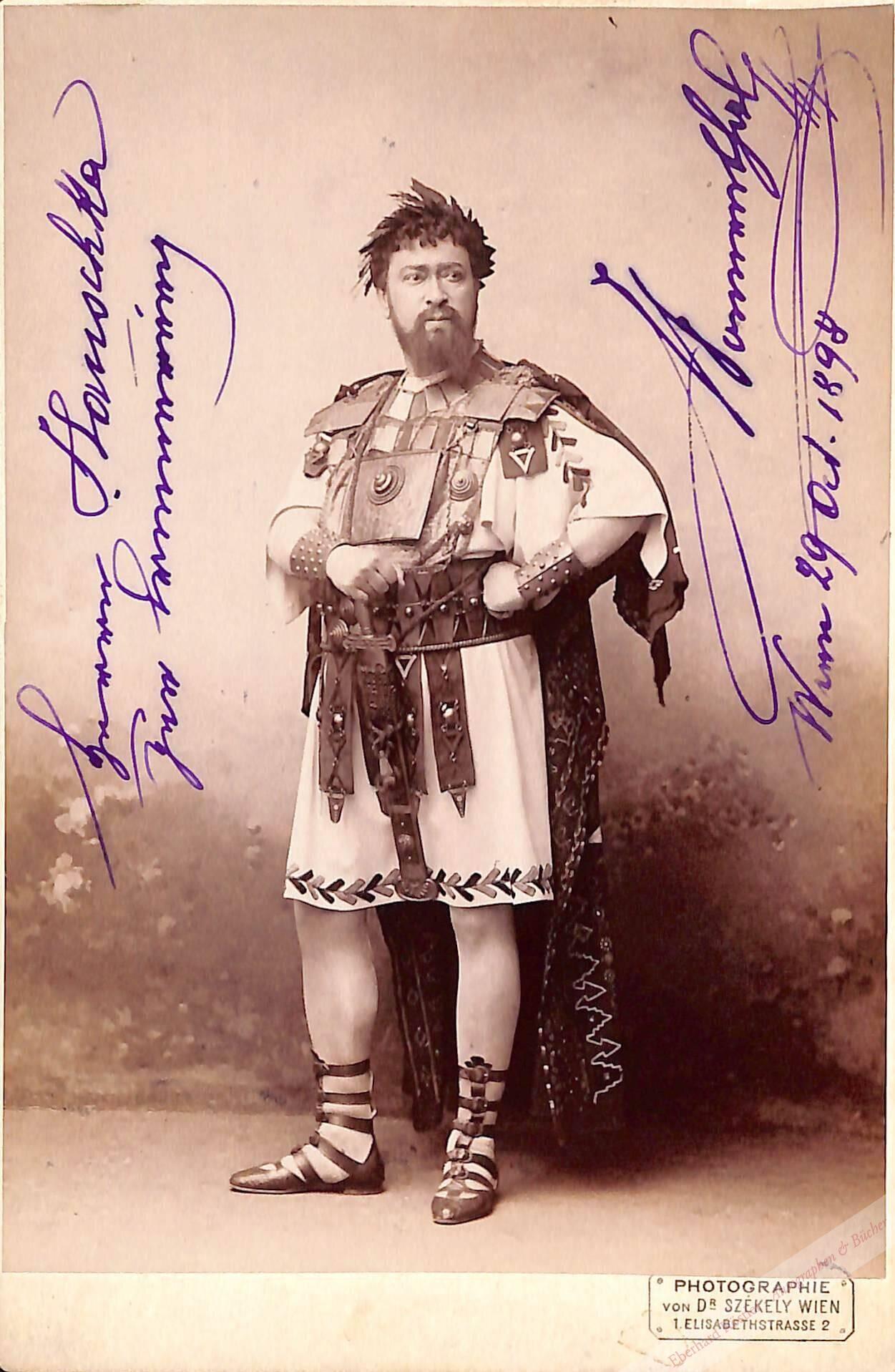 Sonnenthal, Adolf von, Schauspieler (1834-1909). Sonnenthal, Adolf von, Schauspieler (1834-1909).